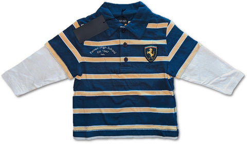 POLO Scuderia Ferrari Team F1 Formula 1 Childrens Polo Shirt NEW! Kids Long