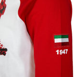 T-SHIRT Formula One 1 Scuderia Ferrari F1 Team Longsleeve White Red 1947 NEW