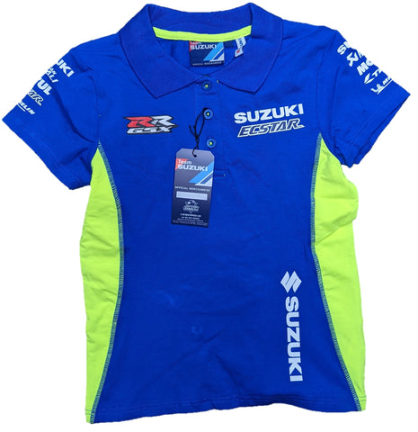 POLO M8PS Ladies Poloshirt Suzuki Ecstar MotoGP Team Womens Sponsor Bike NEW S