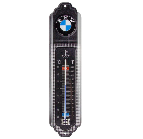 THERMOMETER BMW Classic Retro Design Wall Mount Temperature New! Souvenir