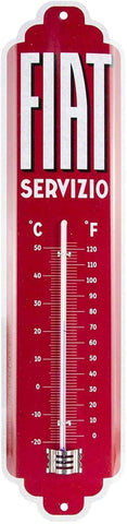 THERMOMETER Fiat Classic Retro Design Wall Mount Temperature New! Souvenir