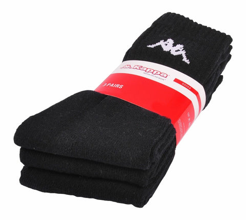 SOCKS Kappa 3 Pairs Gift Alfa Romeo Raikkonen Sponsor Formula 1 NEW! Black 12-14