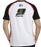 T-SHIRT Tee Formula One 1 Lotus F1 Team NEW! Kimi Raikkonen Iceman White