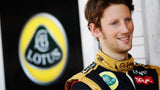 T-SHIRT Tee Adult Formula One 1 Lotus F1 Team NEW! Romain Grosjean White