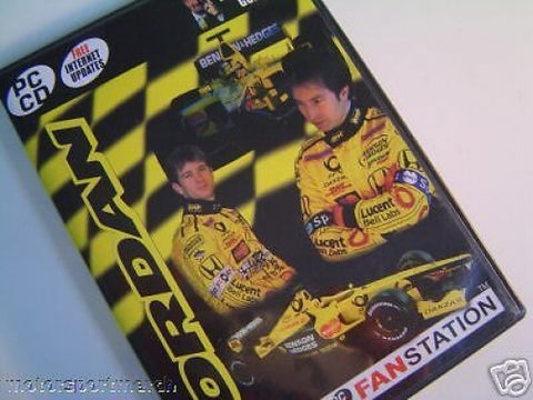 CD-ROM Formula One NEW! 2001 Jordan Grand Prix F1 PC Fanstation Trulli Frentzen