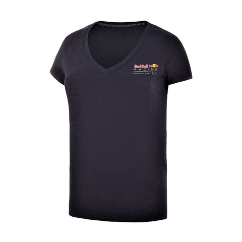 T-SHIRT Ladies Top Red Bull Racing Formula One 1 Team Womens NEW V-Neck Navy XS