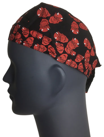 * BANDANA Zandana Red Devils Scarf Bike Sports TieDown Headscarf Head Band NEW