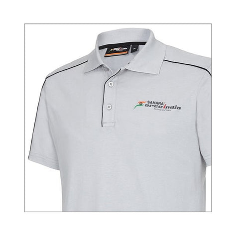 POLO Poloshirt Sahara Force India Formula One 1 Team Fan F1 NEW! Grey S