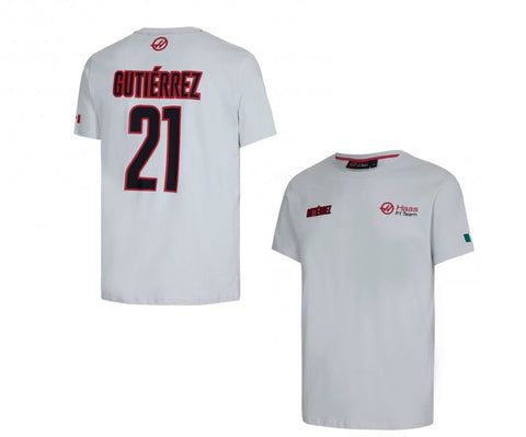 T-SHIRT Tee Formula One 1 Mens Haas F1 Team NEW! Esteban Gutierrez Driver S