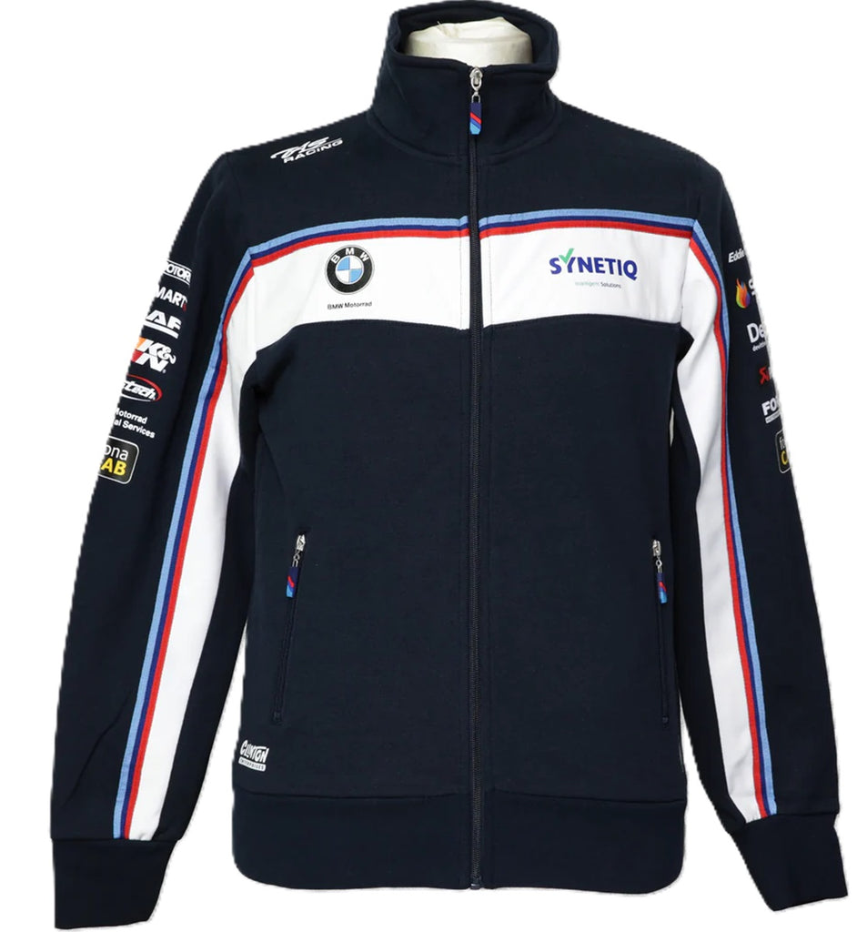 SWEATSHIRT BMW Synetiq Motorrad Full Zip Superbike Bike MotoGp