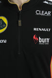 POLO SHIRT ladies Zip Formula One 1 Lotus F1 Team Sponsor Burn NEW!