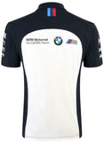POLO BMW Motorrad World Superbike Team Bike WSBK Poloshirt NEW! White & Navy