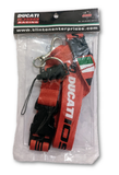 * LANYARD Ducati 1098 Racing WSBK Superbikes Bike NEW! ID Passholder Red