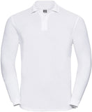 POLO T-Shirt Russell Heavy Cotton Pique Poloshirt R569L Long Sleeve