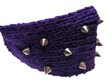 * HEADBAND Purple Spike Sweatband Crochet Head Punk Warm Winter Gift NEW! W51016