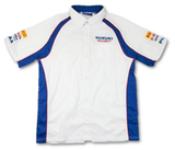 RACE SHIRT Suzuki Motorsport Team NEW Sponsor Shortsleeve White & Blue