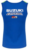 TOP M9V Ladies Vest Suzuki Ecstar MotoGP Team Womens Sponsor Singlet Bike NEW