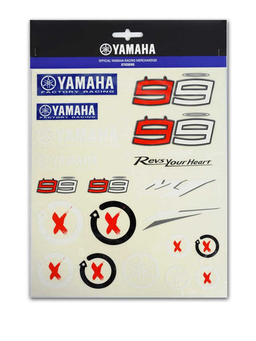 STICKER Pack MotoGP Jorge Lorenzo Por Fuera YAMAHA 99 Bike Superbike BSB NEW!