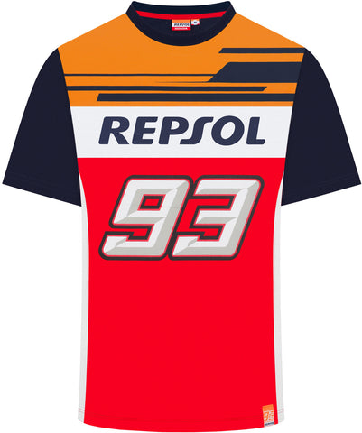 T-SHIRT Repsol Honda Team Marc Marquez 93 MotoGP Bike Tee Men NEW! Multi
