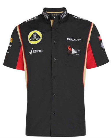 SHIRT ladies Formula One 1 Lotus F1 Team NEW Raceshirt Sponsor Black 2013