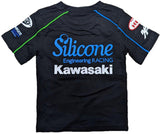 T-SHIRT Kawasaki Racing Team Bike MotoGP BSB Childrens Tee NEW! Kids Black