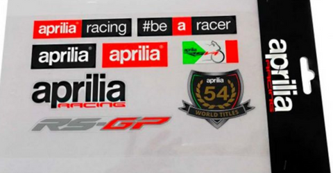 * STICKERS PACK Aprilia Racing RS-GP MotoGP OFFICIAL Bike Multiple Designs NEW!