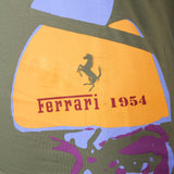 Scuderia Ferrari F1 T-Shirt - Khaki Top - Size: Ladies