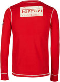 Scuderia Ferrari F1 Red Vintage Longsleeve T-Shirt - Size: Mens