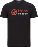 T-SHIRT Formula One 1 Mens Haas F1 Team USA NEW! Black Logo