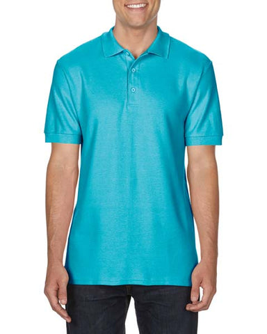 POLO T-Shirt Gildan Premium Cotton Poloshirt Work Leisure G85800 LAGOON BLUE S