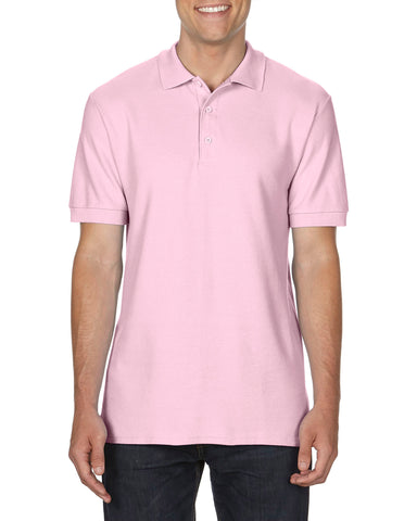 POLO T-Shirt Gildan Premium Cotton Poloshirt Work Leisure G85800 LIGHT PINK S