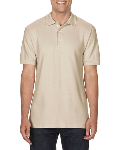 POLO T-Shirt Gildan Premium Cotton Poloshirt Work Leisure G85800 SAND S