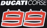 TOP Vest Womens T-Shirt Ducati Corse MotoGP Lorenzo 99 Ladies Bike Black NEW!