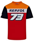 T-Shirt Repsol Honda Team Adults Alex Marquez 73 MotoGP Bike Tee NEW! 2020 M