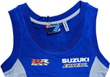 VEST Suzuki Ecstar Team Bike MotoGP BSB Womens Tank Top M9V NEW! Ladies Blue