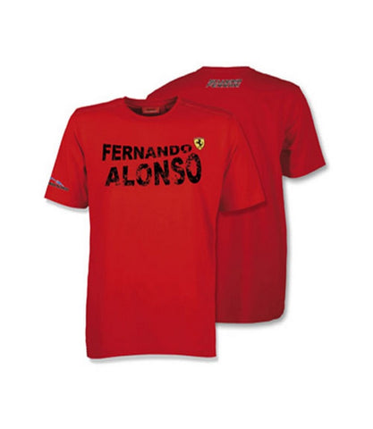 T-SHIRT TEE kids Formula One 1 Ferrari F1 Team NEW! Child Alonso Name Logo Age 2