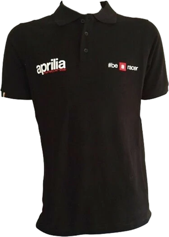 POLO Aprilia Racing Team MotoGP World Bikes Travel Poloshirt NEW! Be A Racer XS