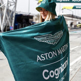 FLAG Aston Martin Cognizant Formula One 1 Grandstand Flag Racing Team NEW! Green