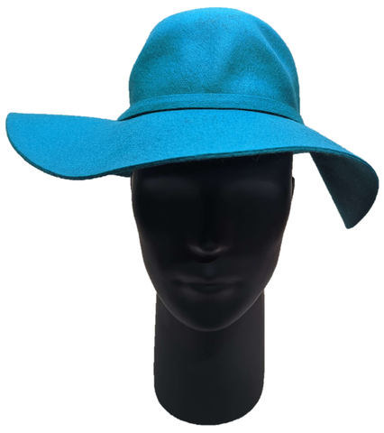 ** HAT Floppy Fedora Turqoise LADIES Fashion Summer Sun Protection NEW TH020027