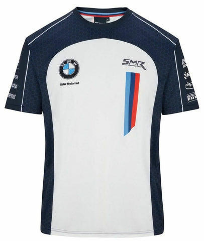 BMW Motorrad World Superbike Team Bike WSBK T-Shirt White/Blue Size: Mens