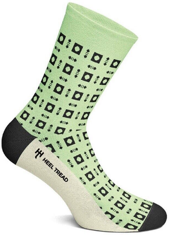 SOCKS Heel Tread Cotton Stitchless Motorsports Gift Men NEW 7½-11½ UK Green