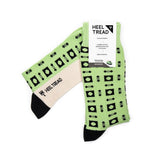 SOCKS Heel Tread Cotton Stitchless Motorsports Gift Men NEW 7½-11½ UK Green