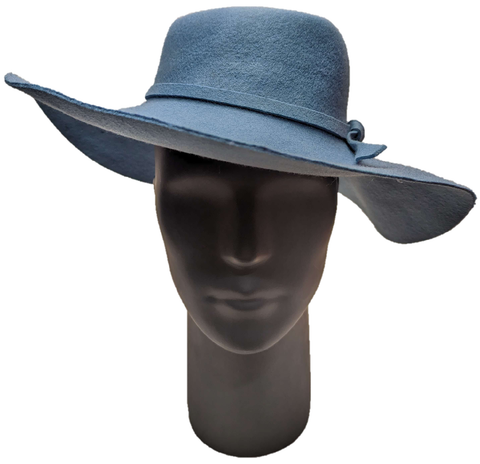 ** HAT Floppy Fedora Dusk Blue LADIES Fashion Summer Sun Protection NEW TH021027