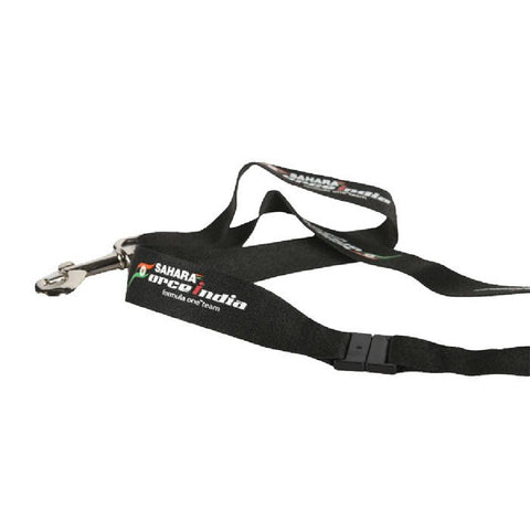 LANYARD Force India Black NeckStrap KeyClip Pass Holder Formula One F1 NEW!