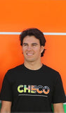 T-SHIRT Formula One 1 Sahara Force India Sergio "Checo" Perez F1 NEW! Black