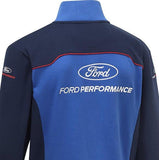 SWEATSHIRT Mens Ford Chip Ganassi Team FIA WEC IMSA Collar Zip NEW! Blue