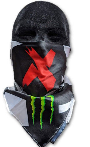 * BANDANA Lorenzo 99 Monster Ducati Neckerchief MotoGP Scarf FaceMask Bike NEW