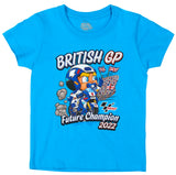 MotoGP Monster Grand Pri T-Shirt Blue - Size: Kids