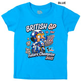 T-Shirt KIDS MotoGP Bike Monster Grand Prix Silverstone 2022 NEW BLUE