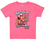 MotoGP Monster Grand Pri T-Shirt Pink - Size: Kids